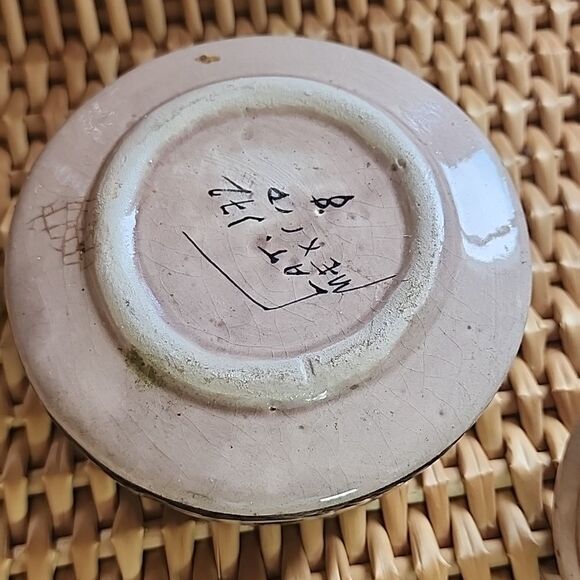 Vintage Mexican Pottery Lidded Bowl - Picture 9 of 9